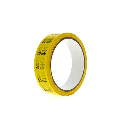 Showtec Markertape PVC 20m yellow