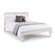 Julian Bowen Salerno Bed, Ivory, Double