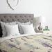 East Urban Home Winter Pinecone Duvet Cover Set Microfiber in Indigo | King | Wayfair EUNH5721 33411799