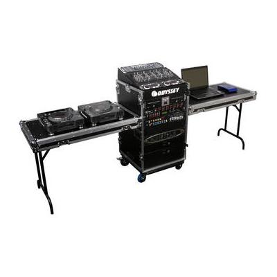 Odyssey Combo Rack Flight Case with Wheels & Two Side Tables FZ1116WDLXII