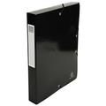 Exacompta - Ref 59921E - Iderama Collection - Filing Box - 240 x 320mm in Size, Suitable for Holding A4 Documents, 40mm Spine, Spine Label - Black (1 Item)