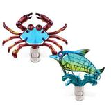 Puzzled Night Light Crab and Dolphin