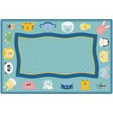 Blue 96 x 0.31 in Area Rug - Carpets for Kids KIDSoft™ Tufted Light Area Rug Nylon | 96 W x 0.31 D in | Wayfair 4758