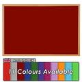 Wonderwall New Eco-Friendly Noticeboard 60x90cm Light Oak Effect Frame, 11 Colours to Choose from, incl. (Burgundy)