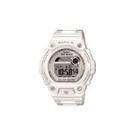 BLX-100-7ER Ladies Watch Quartz Digital White Dial White Resin Strap