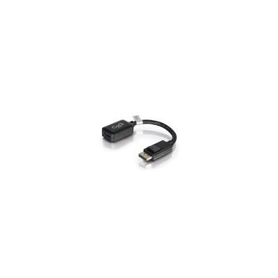 8in DisplayPort Male to Hdmi Female Adapter Converter - Black - video / audio adapter - DisplayPort