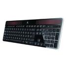 K750 Solar Wireless Keyboard - Black, Black