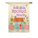 Breeze Decor Grandkids Spoiled Here 2-Sided Polyester House Flag in Brown/Green/Orange | 18.5 H x 13 W in | Wayfair BD-FY-G-115003-IP-BO-DS02-US