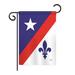 Breeze Decor Franco American 2-Sided Polyester House/Garden Flag Metal in Blue/Red | 40 H x 28 W in | Wayfair BD-FU-H-118007-IP-BO-DS02-US