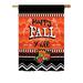 Breeze Decor Happy Fall 2-Sided Polyester House Flag Metal in Black/Green/Orange | 40 H x 28 W in | Wayfair BD-TG-H-113055-IP-BO-DS02-US