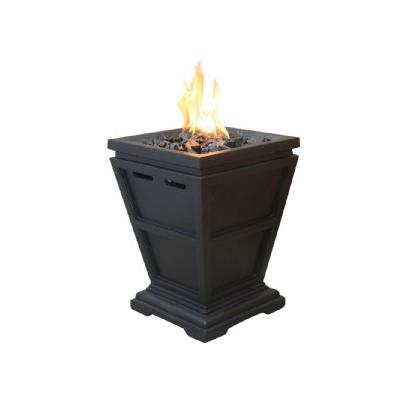 Grill Tools Tabletop 10.5 in. x 10.5 in. Propane Gas Fire Pit Bronze GLT1343SP