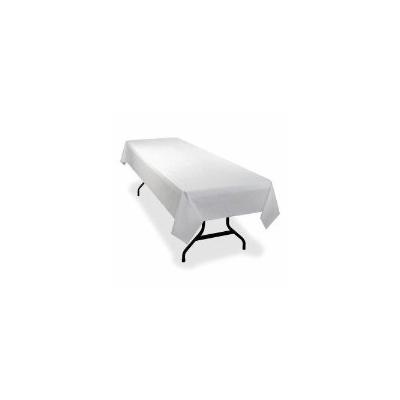 Plastic Table Cover, 40x300' Roll, White (GJO10324)