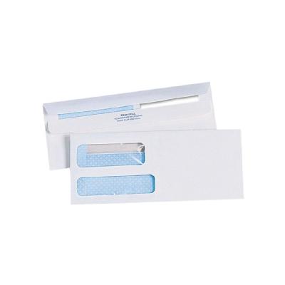 Redi-Seal Double Window Envelopes, #10, White