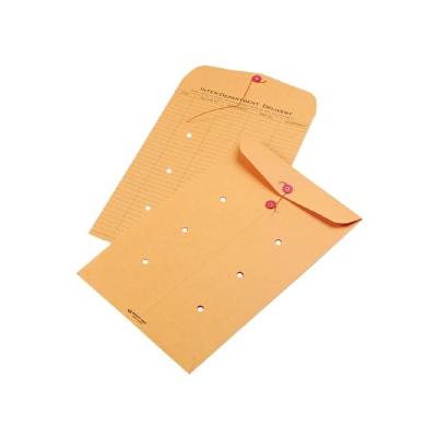 Brown Kraft Kraft String & Button Interoffice Envelope - 100 Per Carton