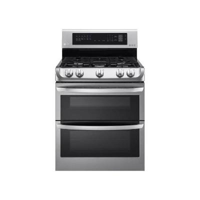 Ranges 6.9 cu. ft. Gas Double Oven Range with ProBake Convection in Stainless Steel LDG4313ST