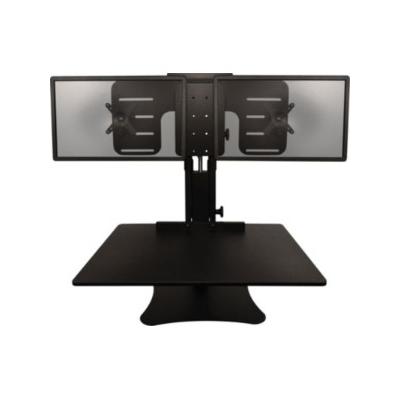 DC350 Dual Monitor Stand,Black,22 lb.,28 in. W G1873210
