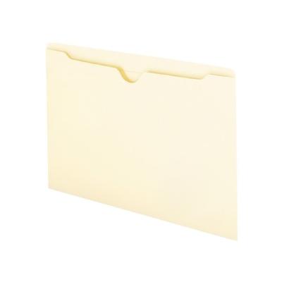 File Jackets with Double-Ply Top, Legal, 11 Point Manila, 100/Box, Off White