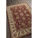 Red 84 x 60 x 0.75 in Indoor Area Rug - Darby Home Co Bartz Burgundy Area Rug Polypropylene | 84 H x 60 W x 0.75 D in | Wayfair DRBC9109 34001851