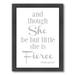 Viv + Rae™ Lanigan She Is Fierce V2 Framed Art Paper | 15 H x 12 W in | Wayfair VVRO5587 33048922