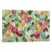 Viv + Rae™ Fairy Tale Flowers V Canvas Art Canvas in Blue/Green/Red | 8 H x 12 W x 0.75 D in | Wayfair VVRO4995 32652944