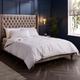 Snuggledown Hungarian Goose Down Double Duvet - 10.5 Tog UK-Made Luxury Double Quilt, Ethically Sourced 80% Down, 300tc Jacquard Cotton Cover - Cloud-Like Comfort for All Year Round Use (200 x 200cm)