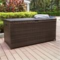 Bowery Hill Wicker Patio Storage Bin