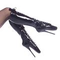 Pleaser Devious BALLET-2020 Blk Pat UK 3 (EU 36)