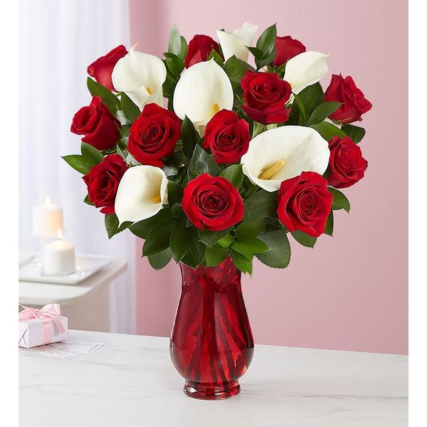 1-800-flowers-flower-delivery-stunning-red-rose---calla-lily-bouquet-w--red-vase/