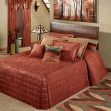 Camden Grande Fitted Bedspread Russet, King 24" Drop, Russet