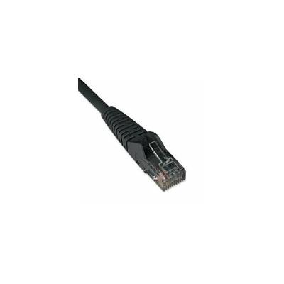 Tripp Lite Cat6 Gigabit Snagless Patch Cable RJ45 M/M Black (TRPN201001BK)