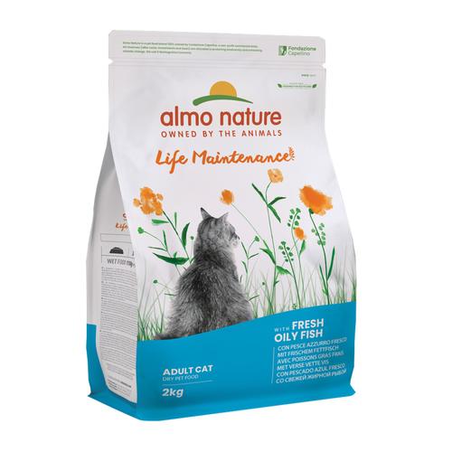 2kg mit Fettfisch & Reis Almo Nature Holistic Katzenfutter trocken