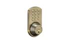 HF-01AQ Touchpad Electronic Dead Bolt (Antique Brass)