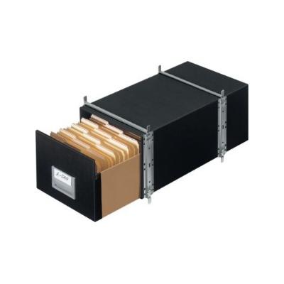 StaxOnSteel Storage Box Drawer, Legal, Steel Frame, Black, 6/Carton