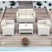 Mercury Row® Mcchesney 4 Piece Rattan Sofa Seating Group w/ Cushions | Outdoor Furniture | Wayfair BRYS7270 34380213