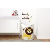 3 Sprouts Baby Laundry Hamper Storage Basket Organizer Bin for Nursery, Lion Fabric in Brown/Gray/Yellow | 19 H x 22 W x 11 D in | Wayfair ULHLIO