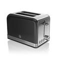 Swan ST19010BN Retro 2-Slice Toaster with Defost/Reheat/Cancle Functions, Cord Storage, 815W, Retro Black