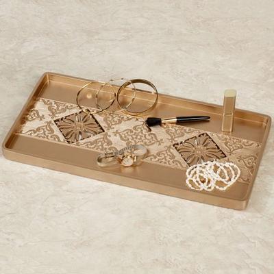 Majesty Vanity Tray Champagne Gold , Champagne Gold
