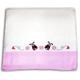 Zigozago - Baby Bedding set crib cot pram linen embroidered sheets Ladybugs; Size: crib/pram 75 x 90 cm; Color: Pink