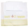 Zigozago - Baby Bedding Set Bed Linen Embroidered Sheets - Baby Bedding Set On Board; Size: Little Bed 110 x 140 cm; Color: Yellow