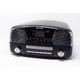 Retro Fusion (TM) Belt-Driven 3-Speed Portable Vinyl 4in1 Turntable Music System with CD MP3 Player PLL AM FM Radio AUX in USB SD Card Encoding Built-in Stereo Speakers (black)