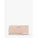 Michael Kors Leather Continental Wristlet Pink One Size