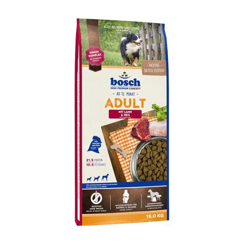 2 x 15kg Adult Lamm & Reis Hund bosch High Premium concept Hundefutter trocken