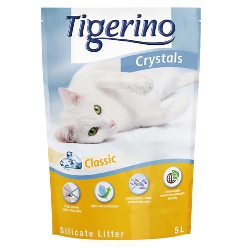 3 x 5 l Crystals Tigerino Katzenstreu