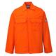 Portwest BIZ2 Men's Flame Resistant Bizweld FR Work Jacket Orange, S