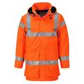 Portwest Bizflame Rain Hi-Vis Multi Lite Jacket, Size: XXL, Colour: Orange, S774ORRXXL