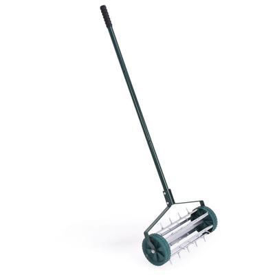 Costway 18 Inch Rolling Lawn Aerator with Anti-sli...