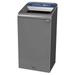 Rubbermaid Commercial 1961622 23 Gallon Configure Mixed Indoor Recycling Waste Receptacle - Gray