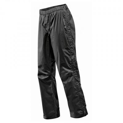 Vaude - Women's Fluid Full-Zip Pants S/S - Regenhose Gr 36 - Short schwarz