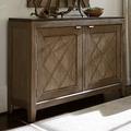 Tommy Bahama Home Cypress Point 2 Door Accent Chest Wood/Stone in Brown/Gray | 37 H x 54 W x 15 D in | Wayfair 561-973