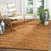 Yellow 48 x 0.35 in Area Rug - Bay Isle Home™ Lavergne Striped Handmade Gold Area Rug Cotton/Jute & Sisal | 48 W x 0.35 D in | Wayfair